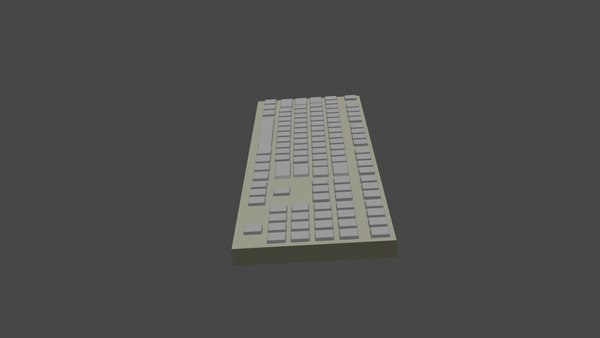 Modelo 3d Keyboard - TurboSquid 2019064