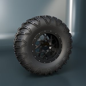 3D model xrim  wheel