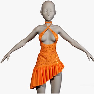 Sexy Dance Short Diamond Evening Dress