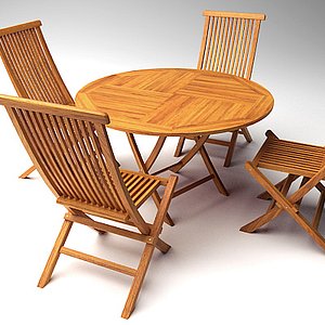 Garden chair and table 1