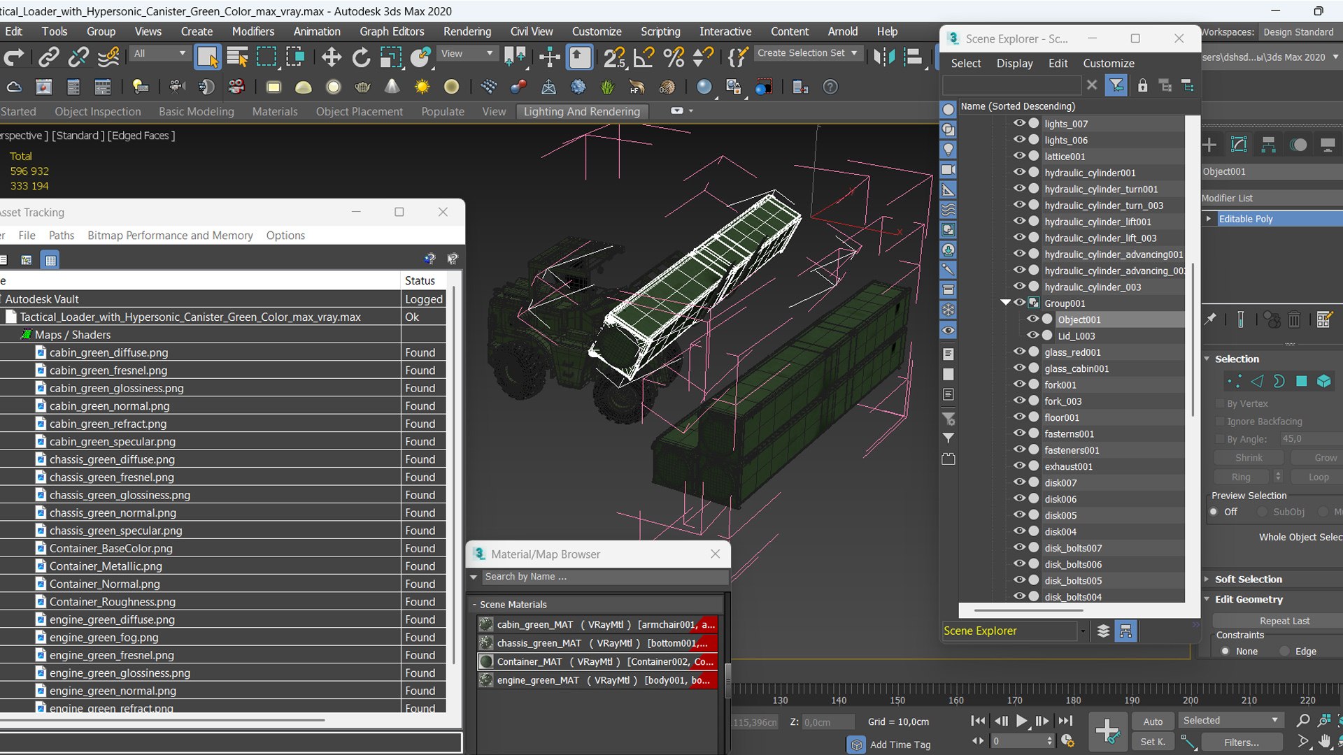 Tactical Loader with Hypersonic Canister Green Color 3D model https://p.turbosquid.com/ts-thumb/XH/54dYDl/Zo/tactical_loader_with_hypersonic_canister_green_color_018/jpg/1758715018/1920x1080/fit_q87/6f318e05f199c9f331979b3503112a709774018b/tactical_loader_with_hypersonic_canister_green_color_018.jpg