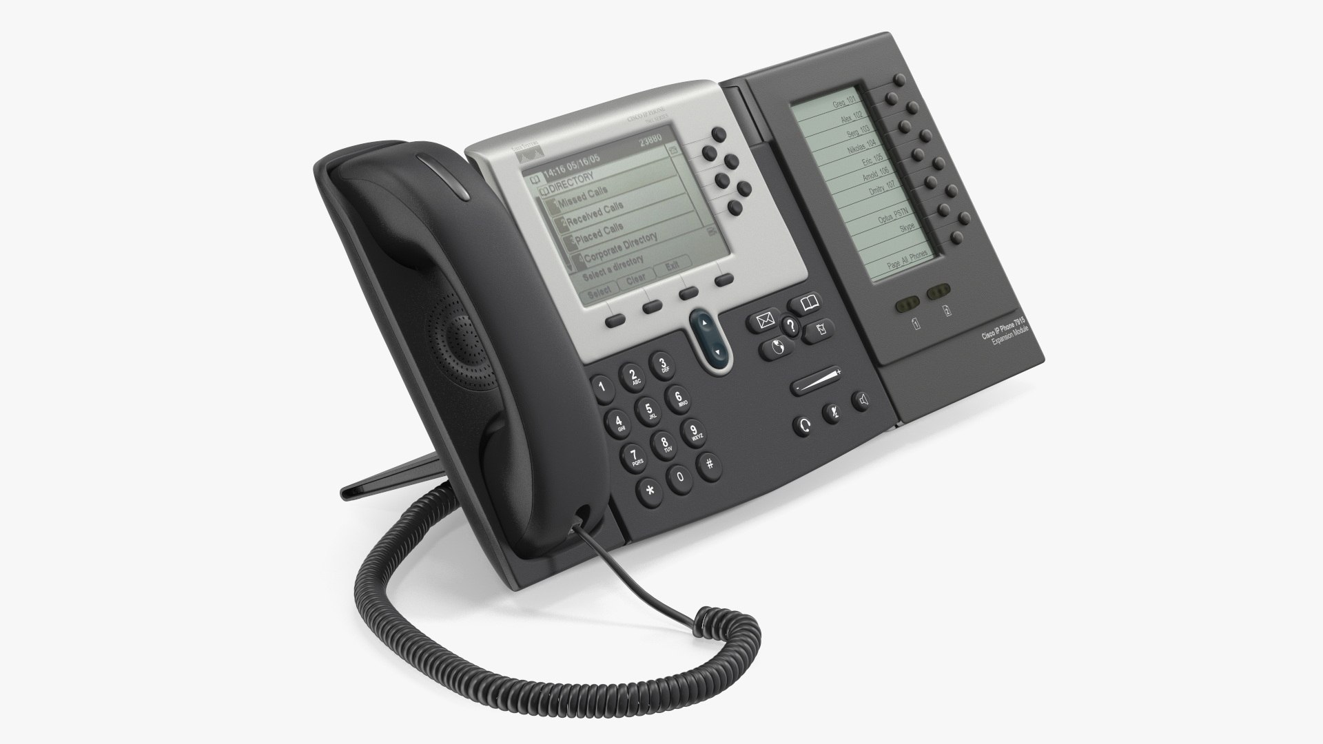 Office Desk Phone 3D model preview