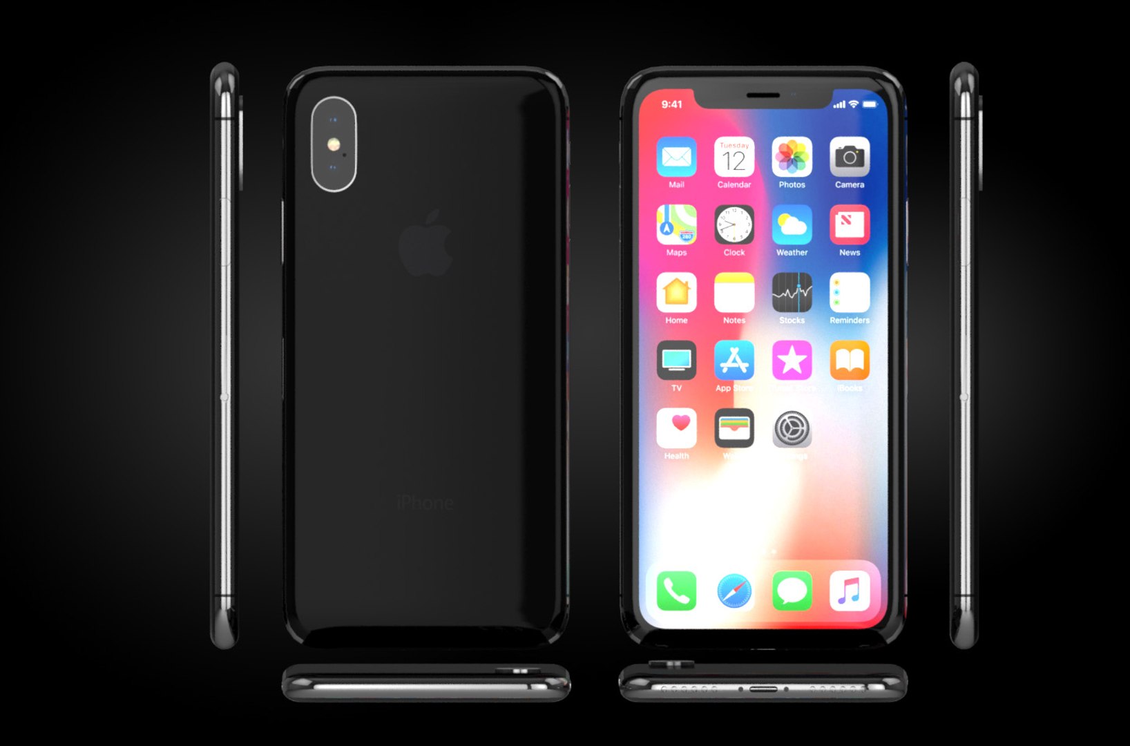 Phone X 3D Model - TurboSquid 1264774