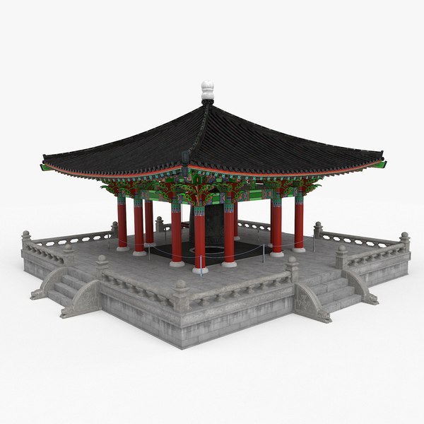 3D Korean bell of friend ship - Ujeong-ui Jong