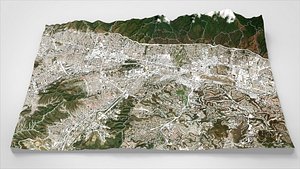 3D Cityscape Caracas Venezuela