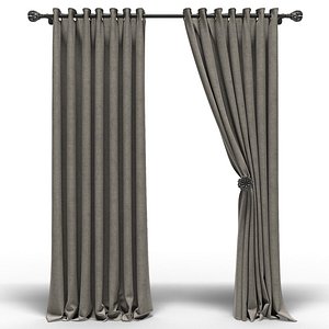 curtain fabric 3D model