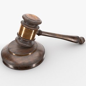 3ds max wooden gavel