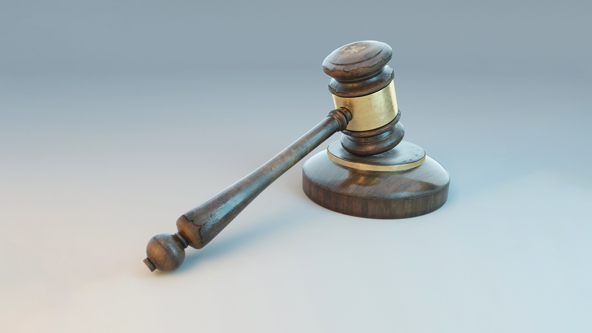 3ds Max Wooden Gavel