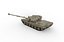 3D Military tank army vehicle battle model