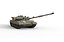 3D Military tank army vehicle battle model
