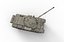 3D Military tank army vehicle battle model