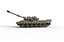 3D Military tank army vehicle battle model