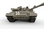 3D Military tank army vehicle battle model