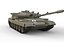 3D Military tank army vehicle battle model