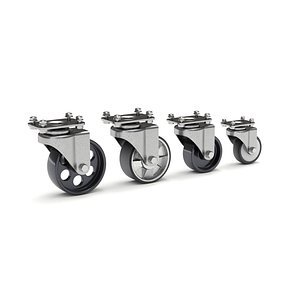 Set of Caster Wheels