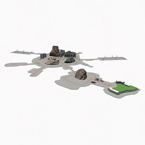 Beach Circuit City 3D