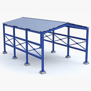 shelter structure 3D model