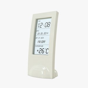 obj desktop lcd clock