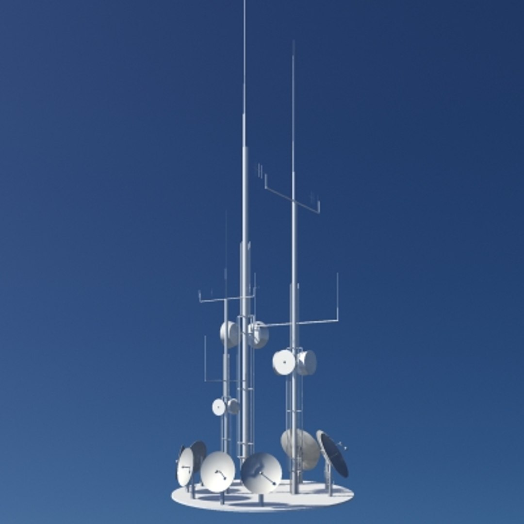 3d Antenna Installation Model