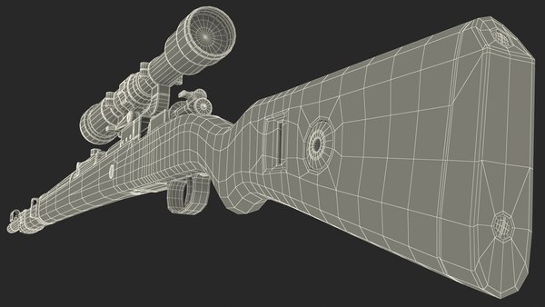 Modelo 3d Fusil De Cerrojo Con Visor Mauser Kar98k Turbosquid 1653255