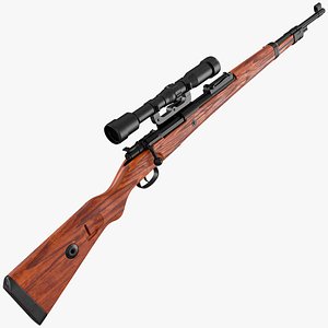 Mauser Kar98k Bolt Action Rifle with Scope