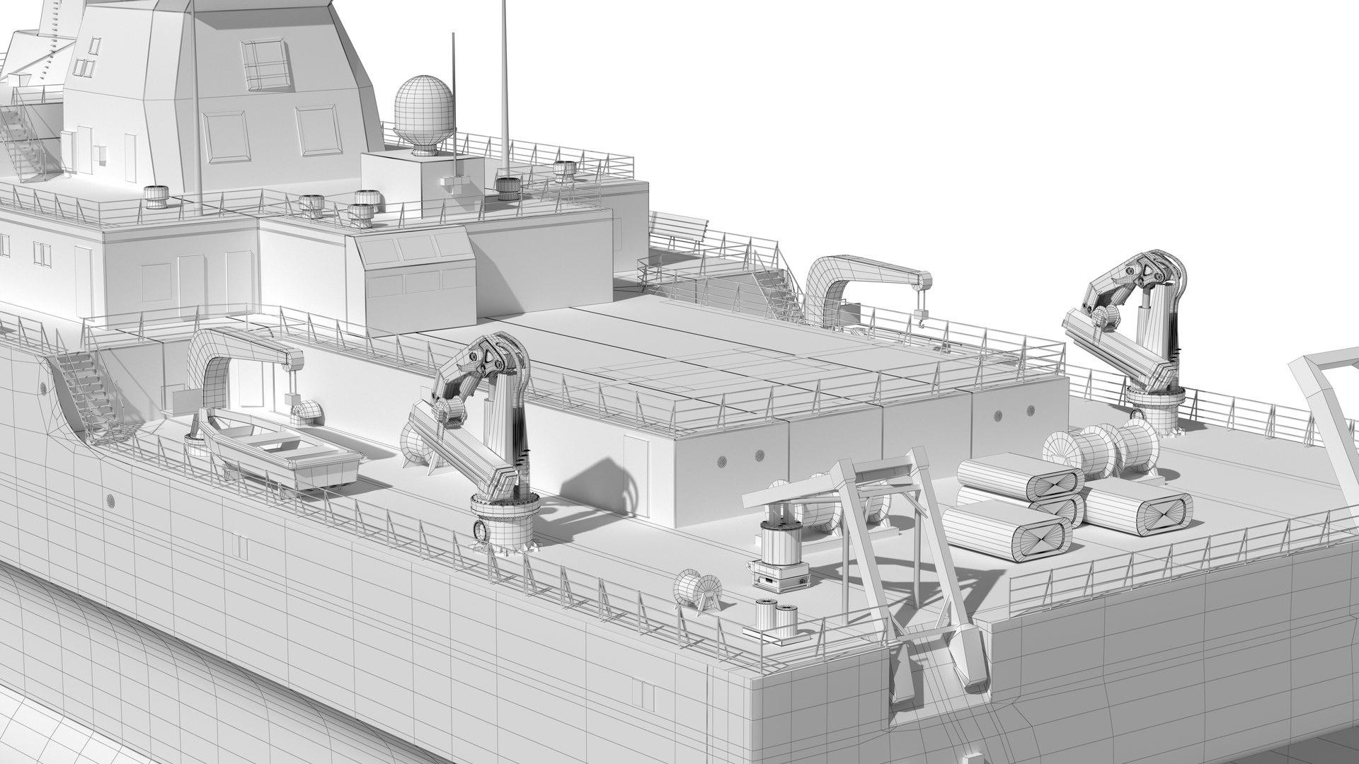 Chinese Navy 927 Marine Acoustic Surveillance Ship PLA Navy 3D Model ...