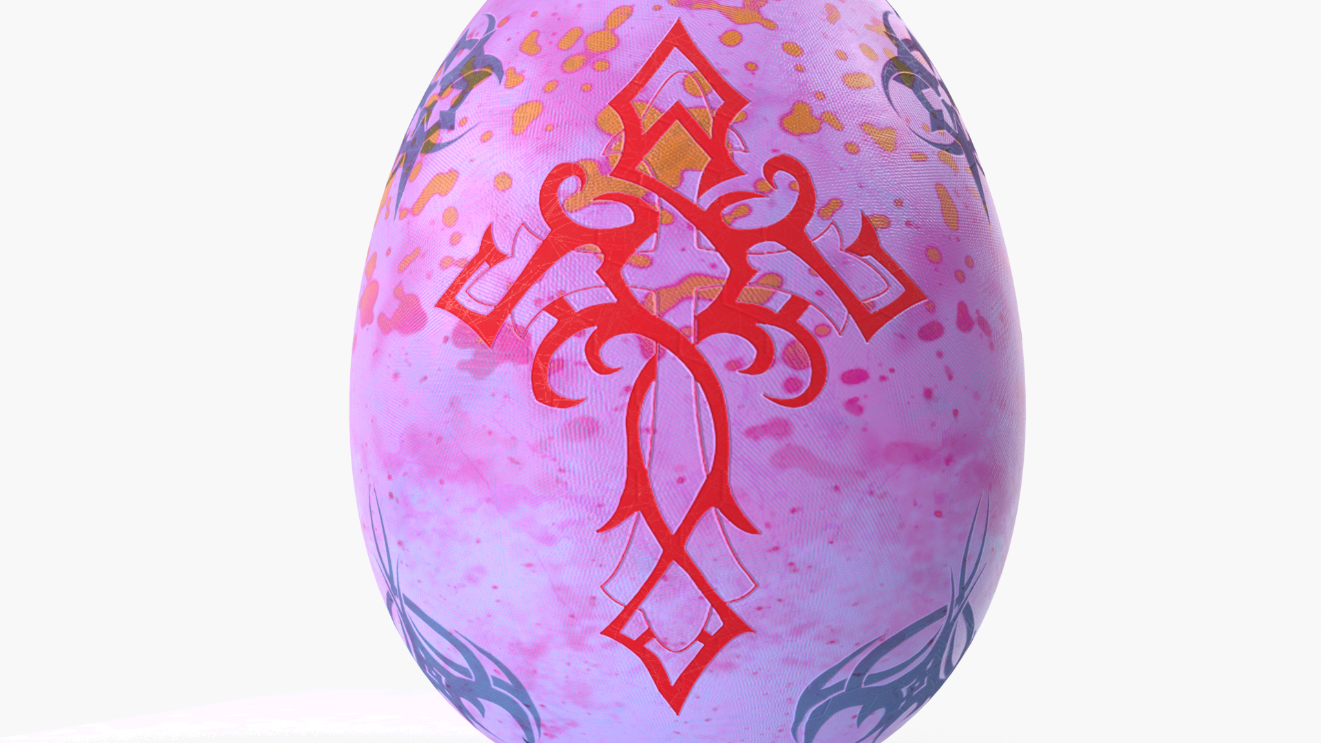 3D Purple Egg design Cross TurboSquid 1733153