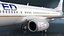 United Airlines Boeing 737-900 with Cabin and Doors