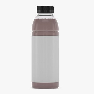 Plastic Tran Bottle Generic 3D model