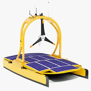 3D unmanned robot concept model