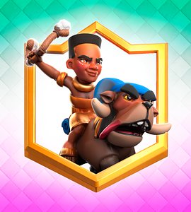 Clash Royale Ram Rider Card model