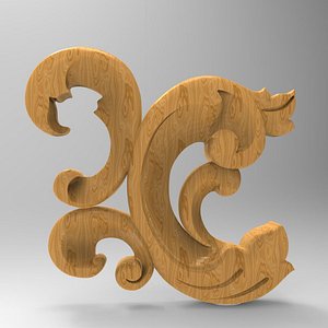 (679) Decor Element -3d STL model for CNC
