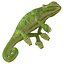 3d chameleon pose 2 model