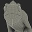 3d chameleon pose 2 model