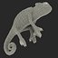 3d chameleon pose 2 model