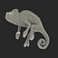 3d chameleon pose 2 model