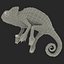 3d chameleon pose 2 model