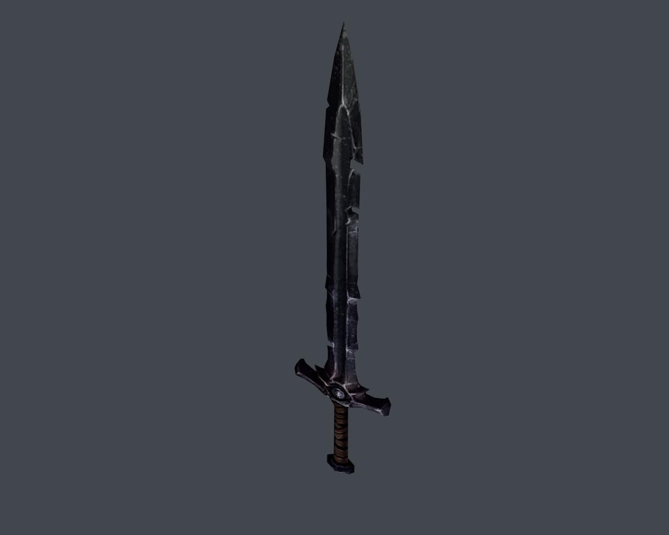 3d model medieval sword