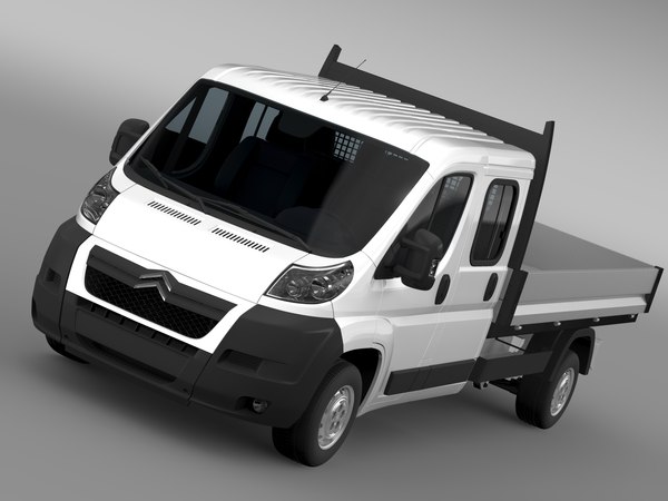 3d citroen relay crew cab model