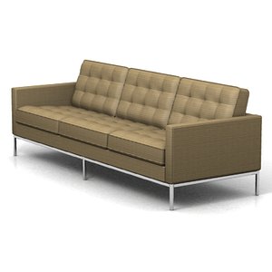 3ds florence knoll 3 seat
