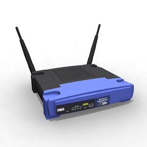 3d linksys router
