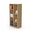 3D Wooden Bookshelf Set model