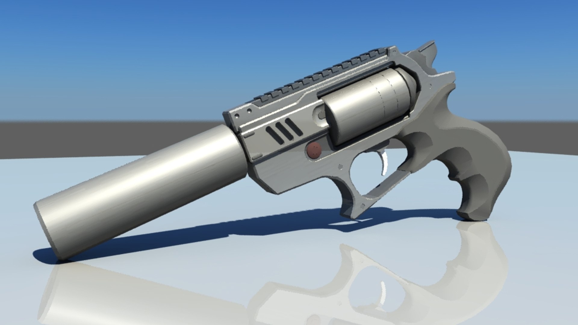 Sidearm gun 3D - TurboSquid 1355044