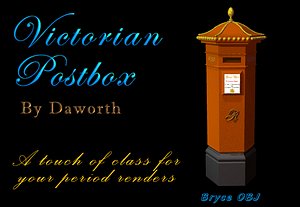 free br4 model victorian postbox