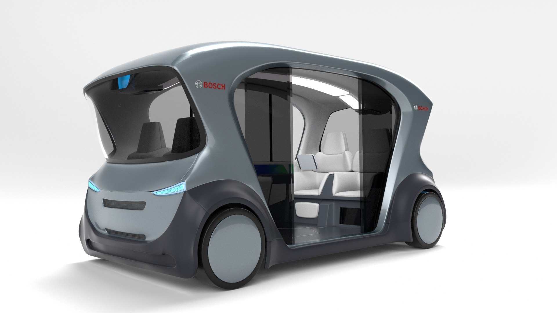 Autonomous Bosch Shuttle Car 3D - TurboSquid 2062043