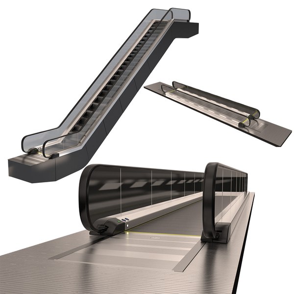 Escalator and Moving Walkway 3D