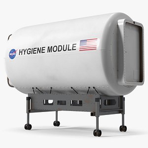 3D NASA Space Hygiene Module Mobile model
