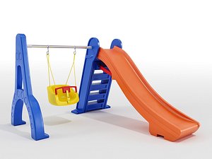 PLAYGROUND SLIDE WITH SWING XALINGO