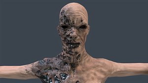 Female Zombie 02 3D
