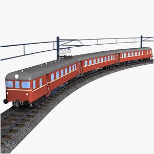 norwegian nsb bm68 historic electric passenger train